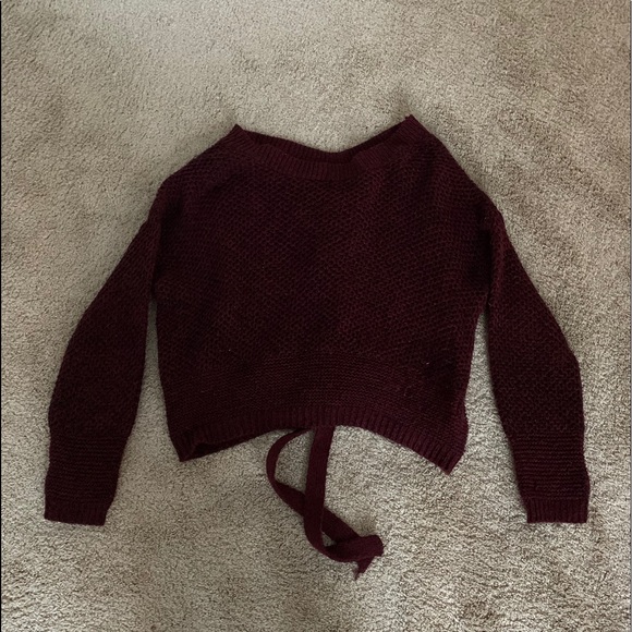 Express Tie Back Sweater - Picture 1 of 2